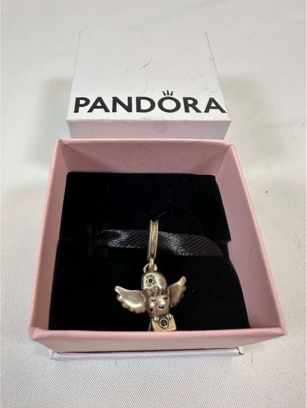 Pandora x Harry Potter Hedwig Owl dangle charm Sterling silver